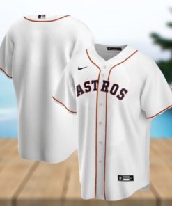 Houston Astros Nike Official Replica Home Jersey Mens