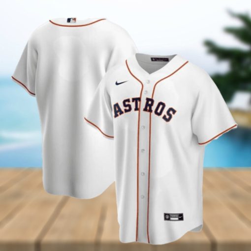Houston Astros Nike Official Replica Home Jersey Mens