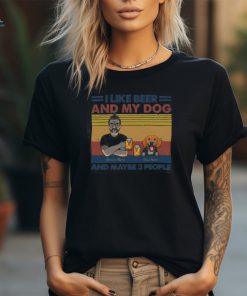 I Like Beer And My Dogs shirt