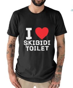 I Love Skibidi Toilet Shirt