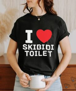 I Love Skibidi Toilet Shirt