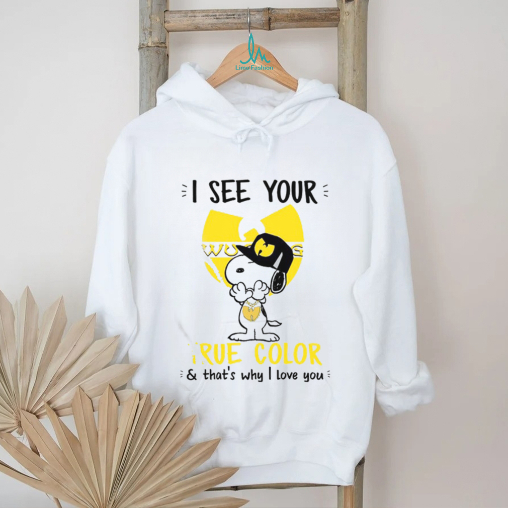 I See Your True Color Snoopy Wu Tang Clan T Shirt I See Your True Color Snoopy Wu Tang Clan T Shirt