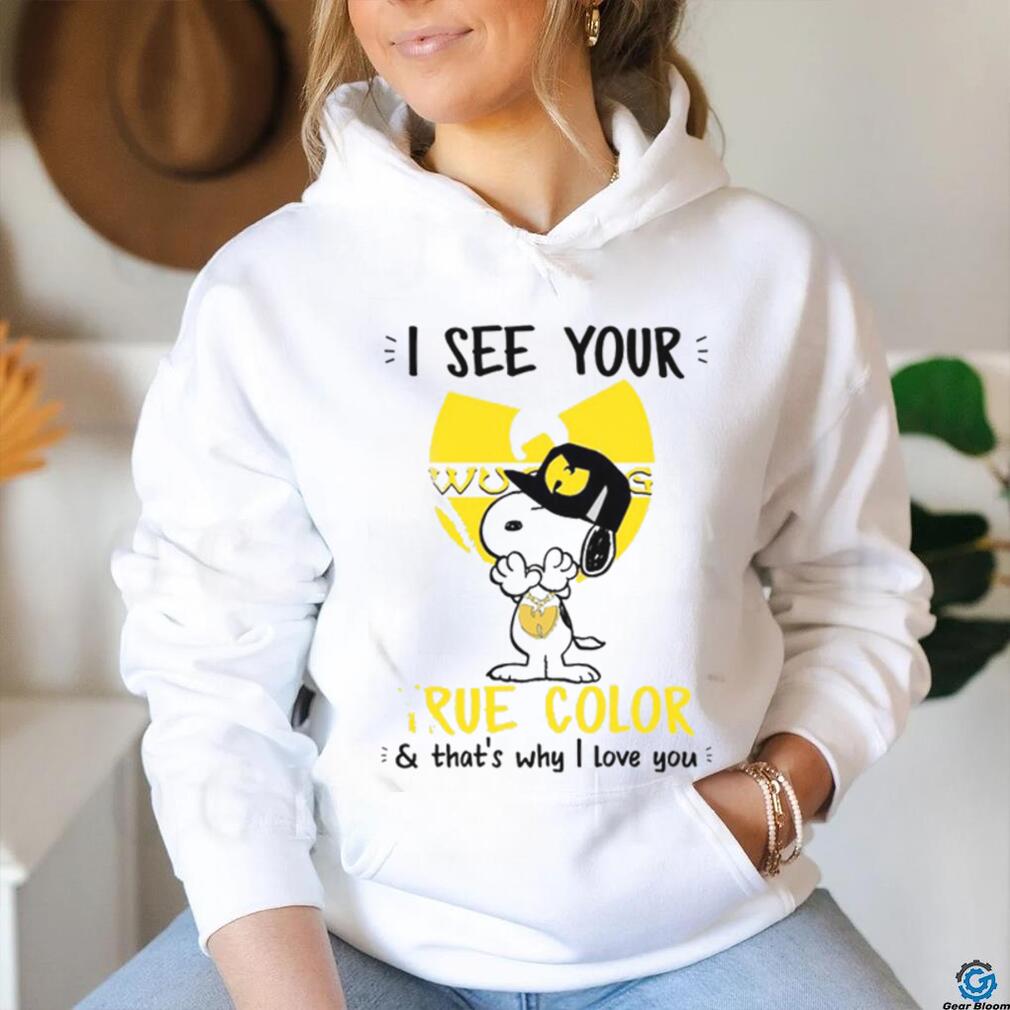 I See Your True Color Snoopy Wu Tang Clan T Shirt I See Your True Color Snoopy Wu Tang Clan T Shirt