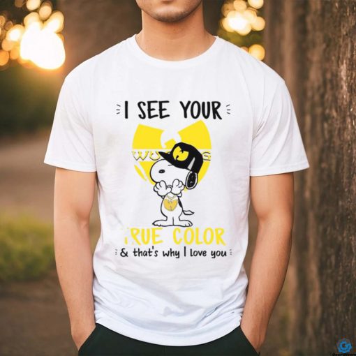 I See Your True Color Snoopy Wu Tang Clan T Shirt