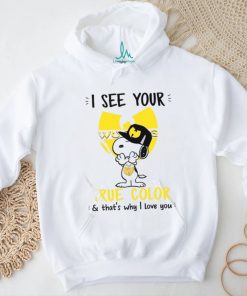 I See Your True Color Snoopy Wu Tang Clan T Shirt