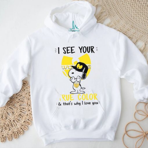 I See Your True Color Snoopy Wu Tang Clan T Shirt