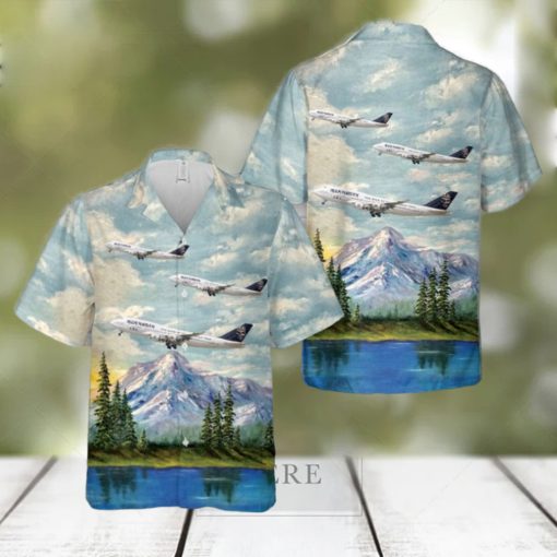IRON MAIDEN Boeing 747 Ed Force One Hawaiian Shirt