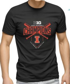 Illinois Fighting Illini Big 2024 Baseball Champions Shirt