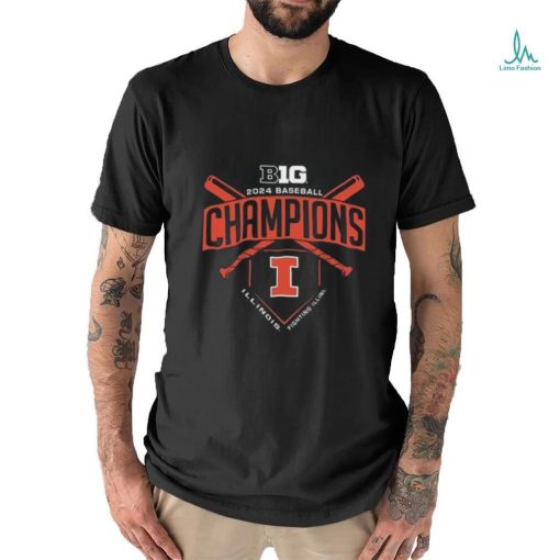 Illinois Fighting Illini Big 2024 Baseball Champions Shirt