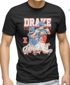 Illinois fighting illinI drake westcott 34 cartoon shirt, hoodie, sweater, long sleeve and tank top Illinois fighting illinI drake westcott 34 cartoon shirt