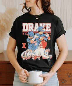 Illinois fighting illinI drake westcott 34 cartoon shirt, hoodie, sweater, long sleeve and tank top Illinois fighting illinI drake westcott 34 cartoon shirt