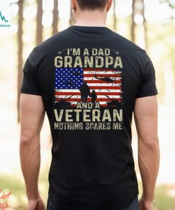 I'm A Dad Grandpa And Veteran Shirt Veterans day Vintage T Shirt