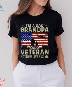 I'm A Dad Grandpa And Veteran Shirt Veterans day Vintage T Shirt