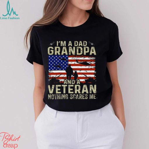 I’m A Dad Grandpa And Veteran Shirt Veterans day Vintage T Shirt