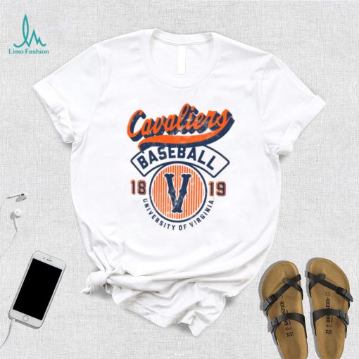 Image One Men’s Virginia Cavaliers Ivory Baseball T Shirt