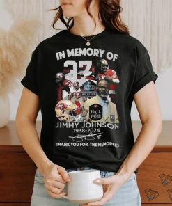 In Memory Of Jimmy Johnson 1938 2024 Thank You For The Memories T Shirt