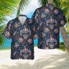 Ohio State Buckeyes Coconut Tree Island Flamingo Play Football Hawaiian Shirt AOP For Men Women