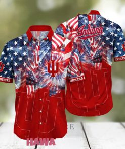 Indiana Hoosiers 4th Of July American Proud Patriots Hawaiian Shirts