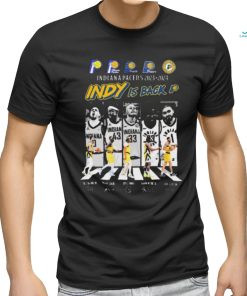 Indiana Pacers Abbey Road 2023 2024 Indy Is Back Signature Shirt