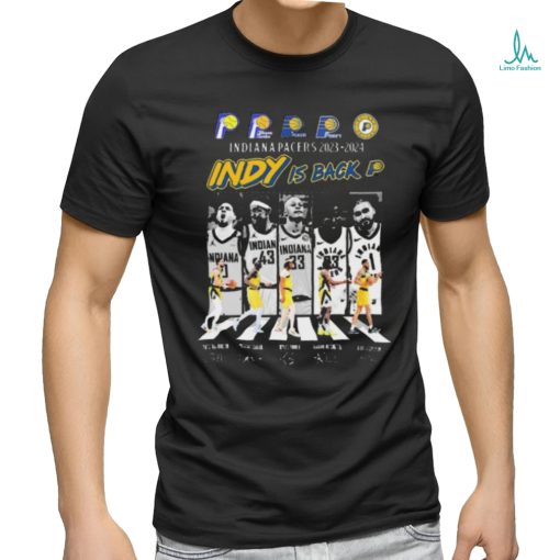 Indiana Pacers Abbey Road 2023 2024 Indy Is Back Signature Shirt