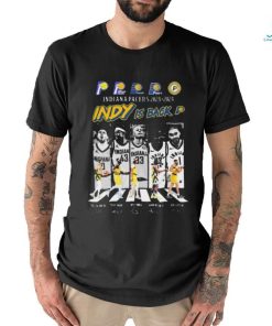 Indiana Pacers Abbey Road 2023 2024 Indy Is Back Signature Shirt