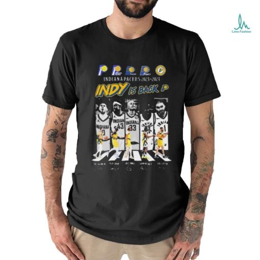 Indiana Pacers Abbey Road 2023 2024 Indy Is Back Signature Shirt