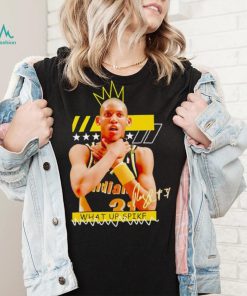Indiana Pacers Tyrese Haliburton Reggie Miller Choke what up spike king shirt, hoodie, sweater, long sleeve and tank top Indiana Pacers Tyrese Haliburton Reggie Miller Choke what up spike king shirt