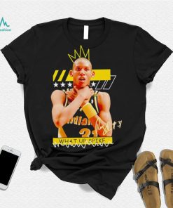 Indiana Pacers Tyrese Haliburton Reggie Miller Choke what up spike king shirt, hoodie, sweater, long sleeve and tank top Indiana Pacers Tyrese Haliburton Reggie Miller Choke what up spike king shirt
