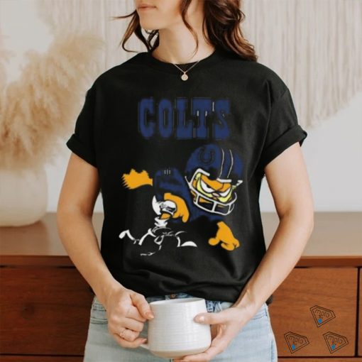 Indianapolis Colts Garfield Cat Grumpy Football Player T Shirt