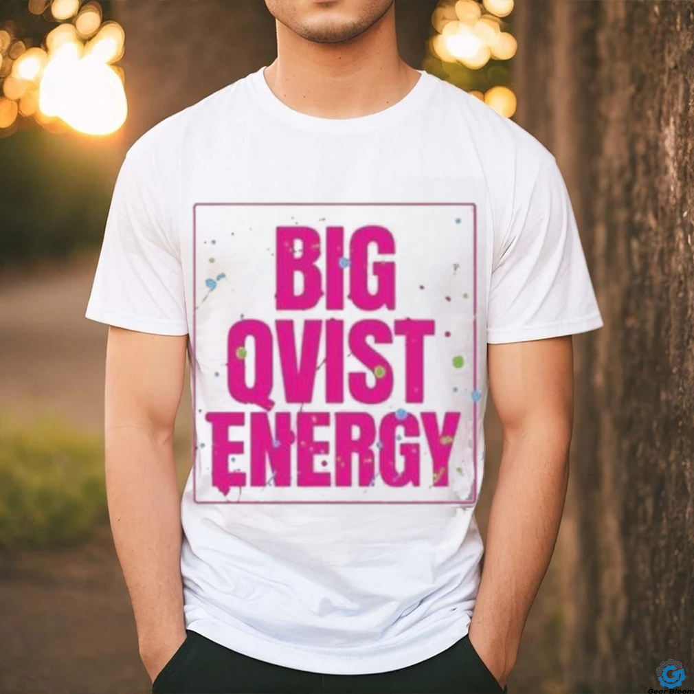 Indycar Dad Wearing Big Qvist Energy Shirt - Limotees