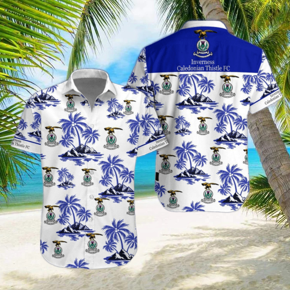 Inverness Caledonian Thistle F.C. SPFL Hawaiian Shirt Inverness Caledonian Thistle F.C. SPFL Hawaiian Shirt