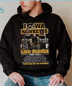 Iowa Hawkeyes Lisa Bluder 2000 2024 Thank You For The Memories T Shirt