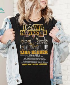 Iowa Hawkeyes Lisa Bluder 2000 2024 Thank You For The Memories T Shirt