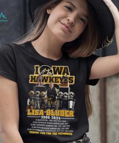 Iowa Hawkeyes Lisa Bluder 2000 2024 Thank You For The Memories T Shirt