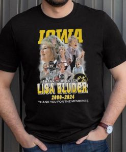 Iowa Hawkeyes Women’s Basketball Thank You Coach Lisa Bluder 2000 2024 Shirt