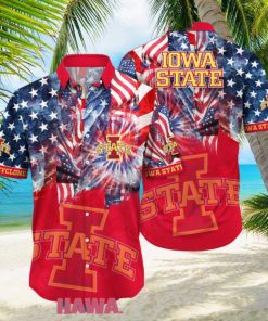 Iowa State Cyclones 4th Of July American Proud Patriots Hawaiian Shirts