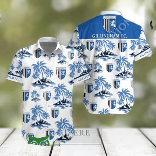 Island Tropical Gillingham FC Football club League Two hawaiian shirt