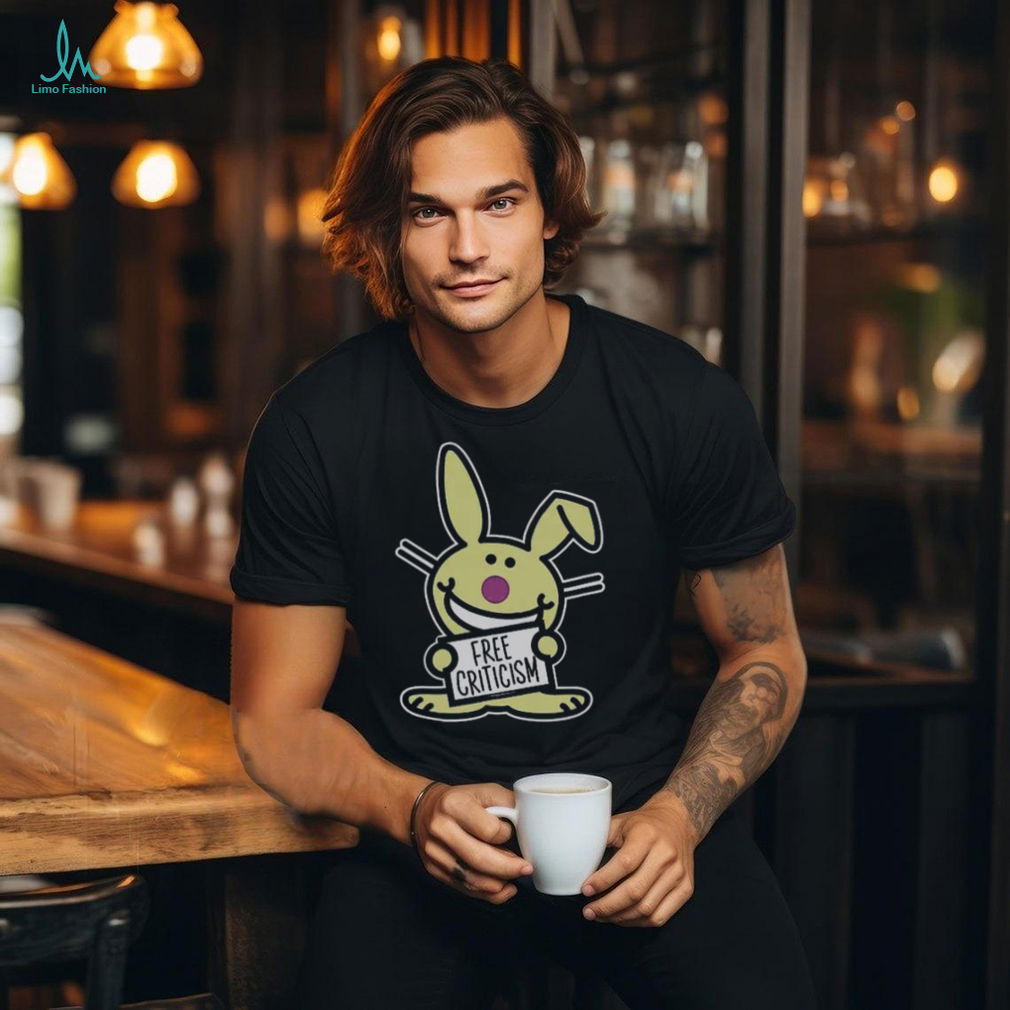 It's Happy Bunny Free Criticism Womens T Shirt It's Happy Bunny Free Criticism Womens T Shirt