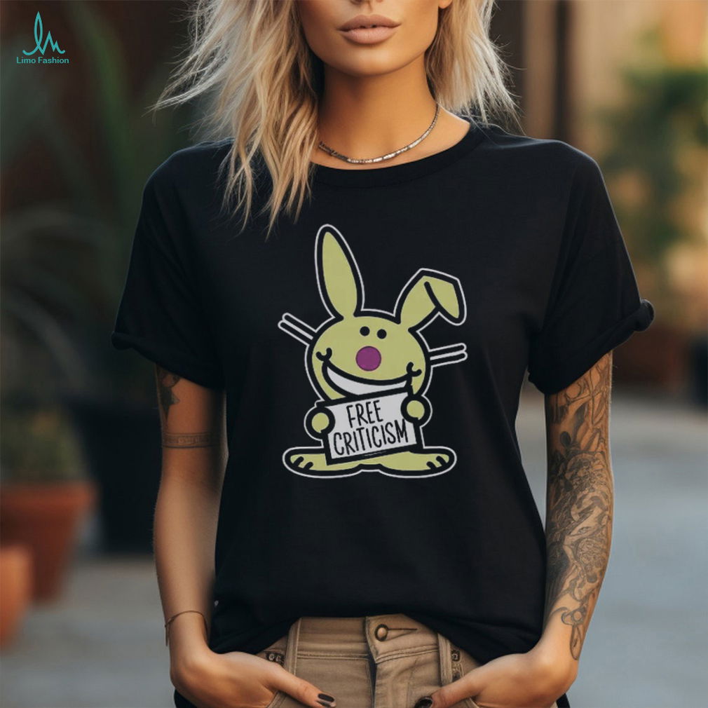 It's Happy Bunny Free Criticism Womens T Shirt It's Happy Bunny Free Criticism Womens T Shirt