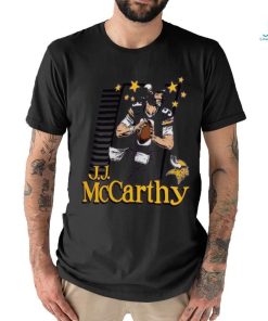 J.J. McCarthy Minnesota Vikings Homage Caricature Player Tri Blend T Shirt