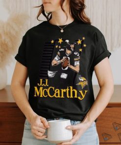 J.J. McCarthy Minnesota Vikings Homage Caricature Player Tri Blend T Shirt