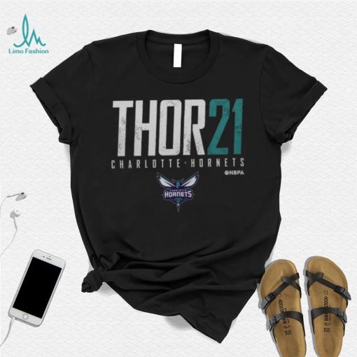JT Thor Charlotte Hornets Elite WHT Shirt