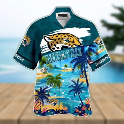 Jacksonville Jaguars NFL Personalized Hawaiian Shirt Beach Shorts