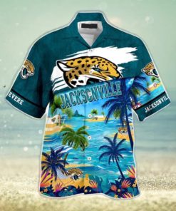 Jacksonville Jaguars NFL Personalized Hawaiian Shirt Beach Shorts