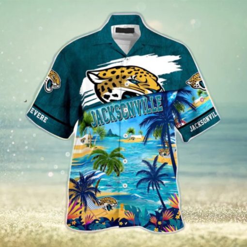 Jacksonville Jaguars NFL Personalized Hawaiian Shirt Beach Shorts