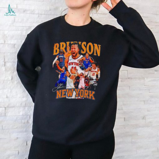 Jalen Brunson New York Knicks 2024 NBA Player Crossroads signature shirt