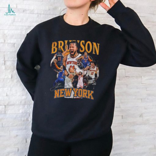 Jalen brunson new york knicks stadium essentials unisex player crossroads shirt