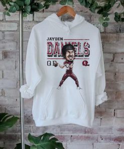 Jayden Daniels Washington Commanders QB big head cartoon shirt