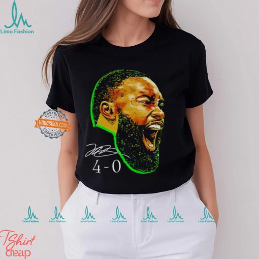 Jayson Tatum Boston Celtics scream 4 0 signature shirt