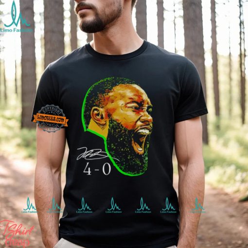 Jayson Tatum Boston Celtics scream 4 0 signature shirt